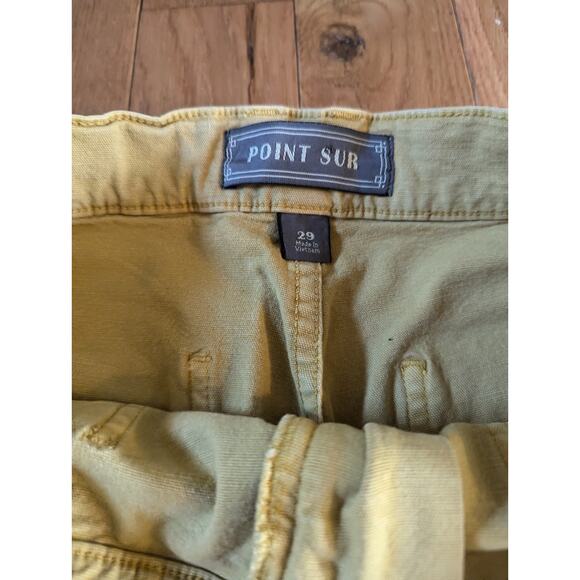 Point Sur Mustard Collette Crop Jeans - Picture 3 of 5